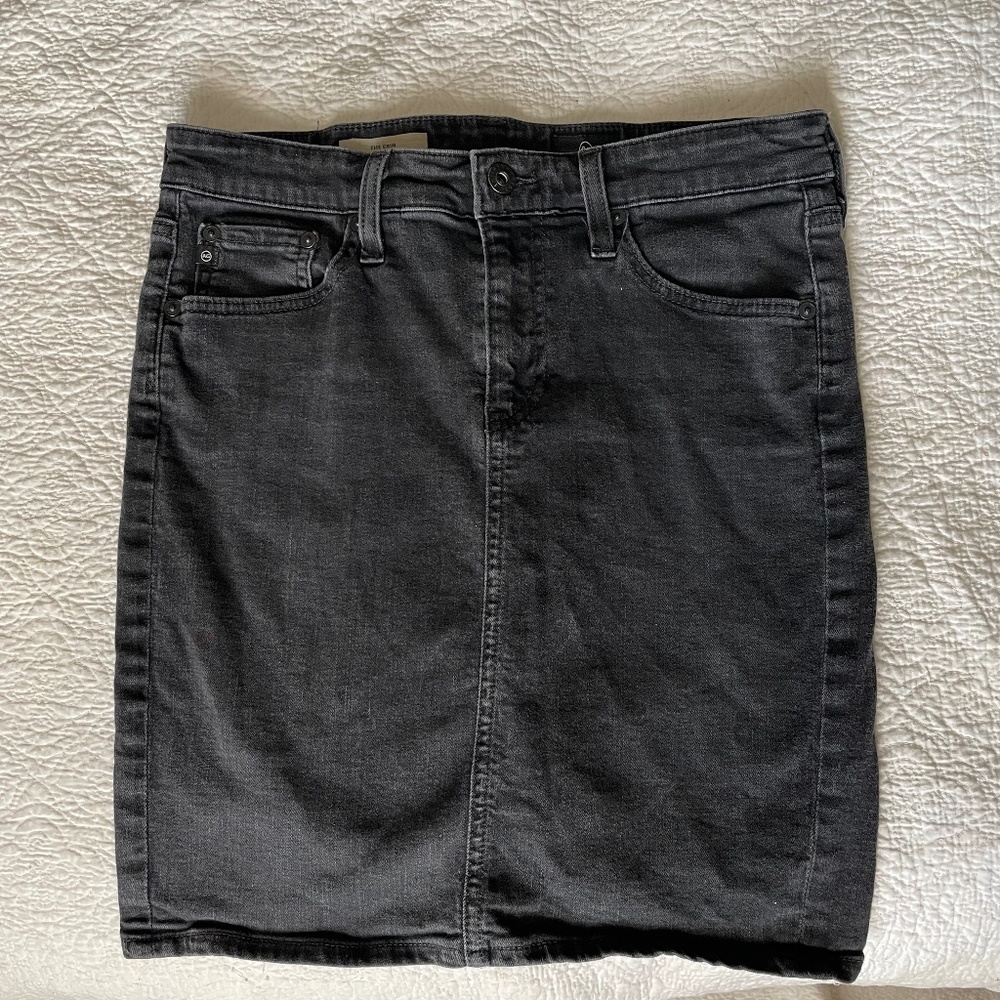 AG Adriano Goldschmied Pencil Skirt THE ERIN | Size 28 Mid Rise Denim Skirt